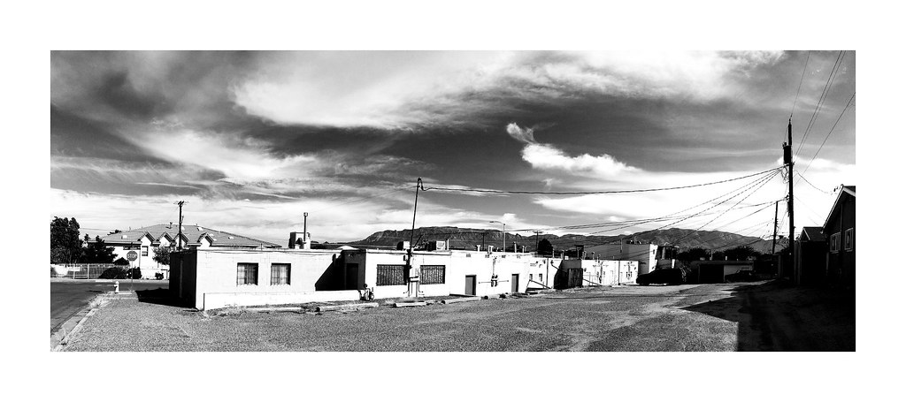 My neighborhood in Albuquerque with iPhone.  New Mexico, USA.