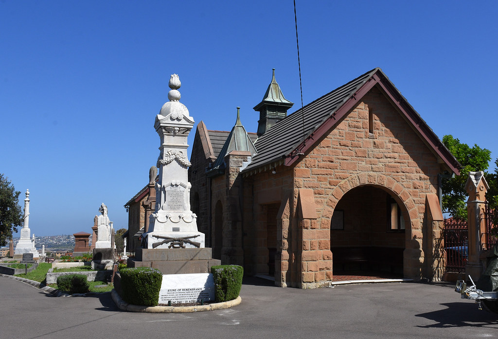 Waverley Cemetery, Bronte, Sydney, NSW.