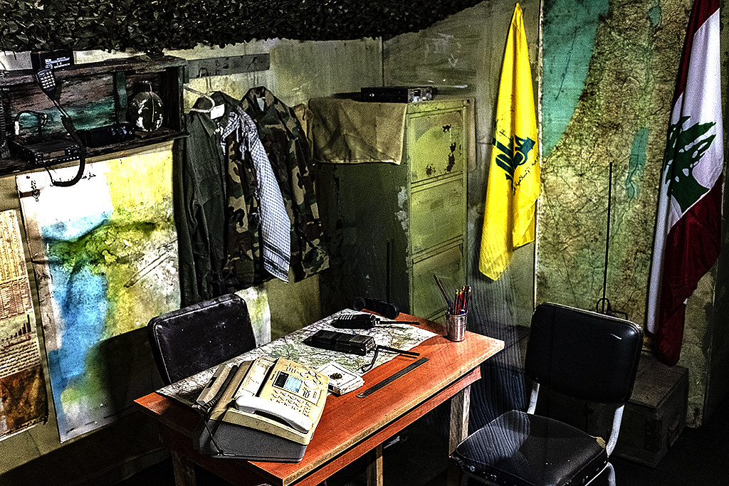 Old Hezbollah command post inside tunnel on 11-1-20--Mleeta