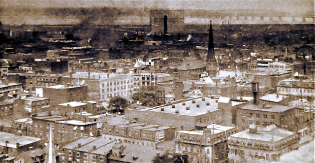 Montréal, vers 1912. L'ancien faubourg Sainte-Anne.