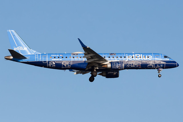 JetBlue | N304JB | Embraer 190AR (ERJ-190-100IGW) | JFK | KJFK