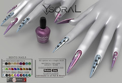~~ Ysoral ~~ .: Luxe Nails Kitty Stars :.(BENTO NAILS STYLE HUD)