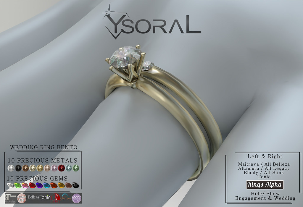 ~~ Ysoral ~~ .:Luxe Engagement & Wedding Ring Diana:.