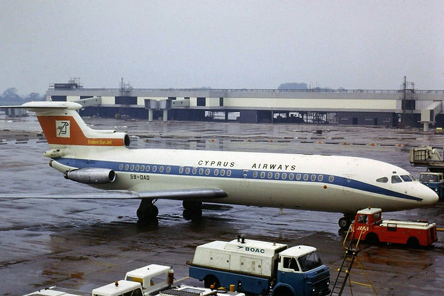 5B-DAD Cyprus Airways Hawker Siddeley Trident 1E