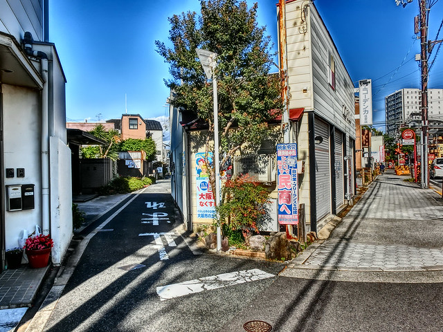 an alley, Osaka