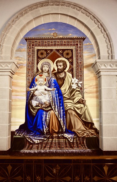 The Holy Family Painting.