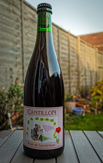 A Bottle of Rose de Gambrinus - a 5% Lambic Framboise from Anderlecht (Belgium) (Ricoh GR3 Compact) (1 of 1)