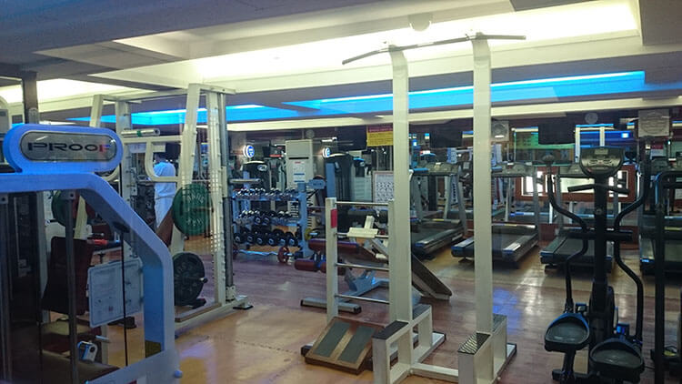 exercise rooms