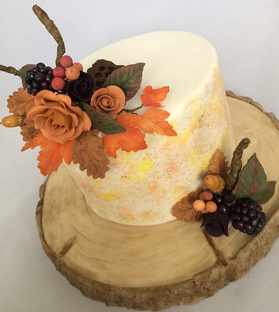 Autumn Themed Birthday Cake