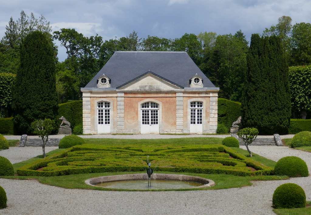 Jardins du château de Sassy, XVIIIe, St Christophe le Jajolet, Orne, Normandie, France.