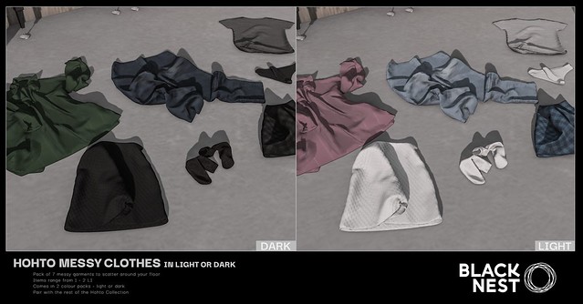 BLACK NEST | Hohto Messy Clothes