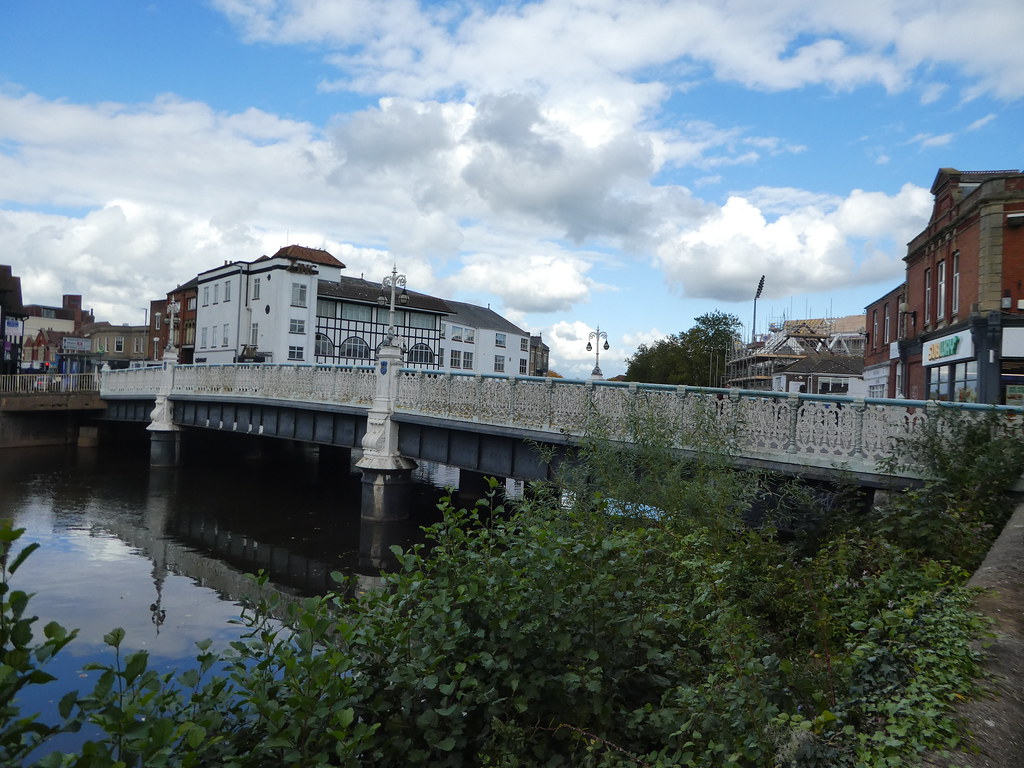 The River Tone in Taunton