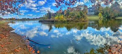 Fall Reflections on Minshall Lake