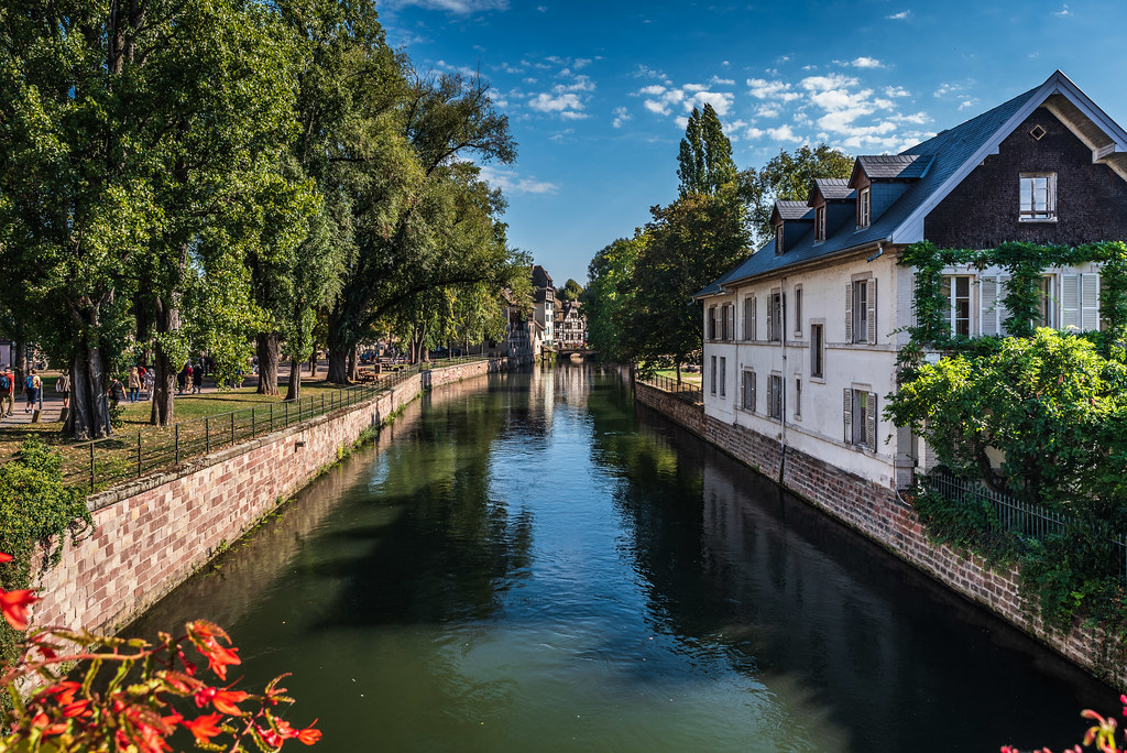 Strasbourg - Houses along a Canal