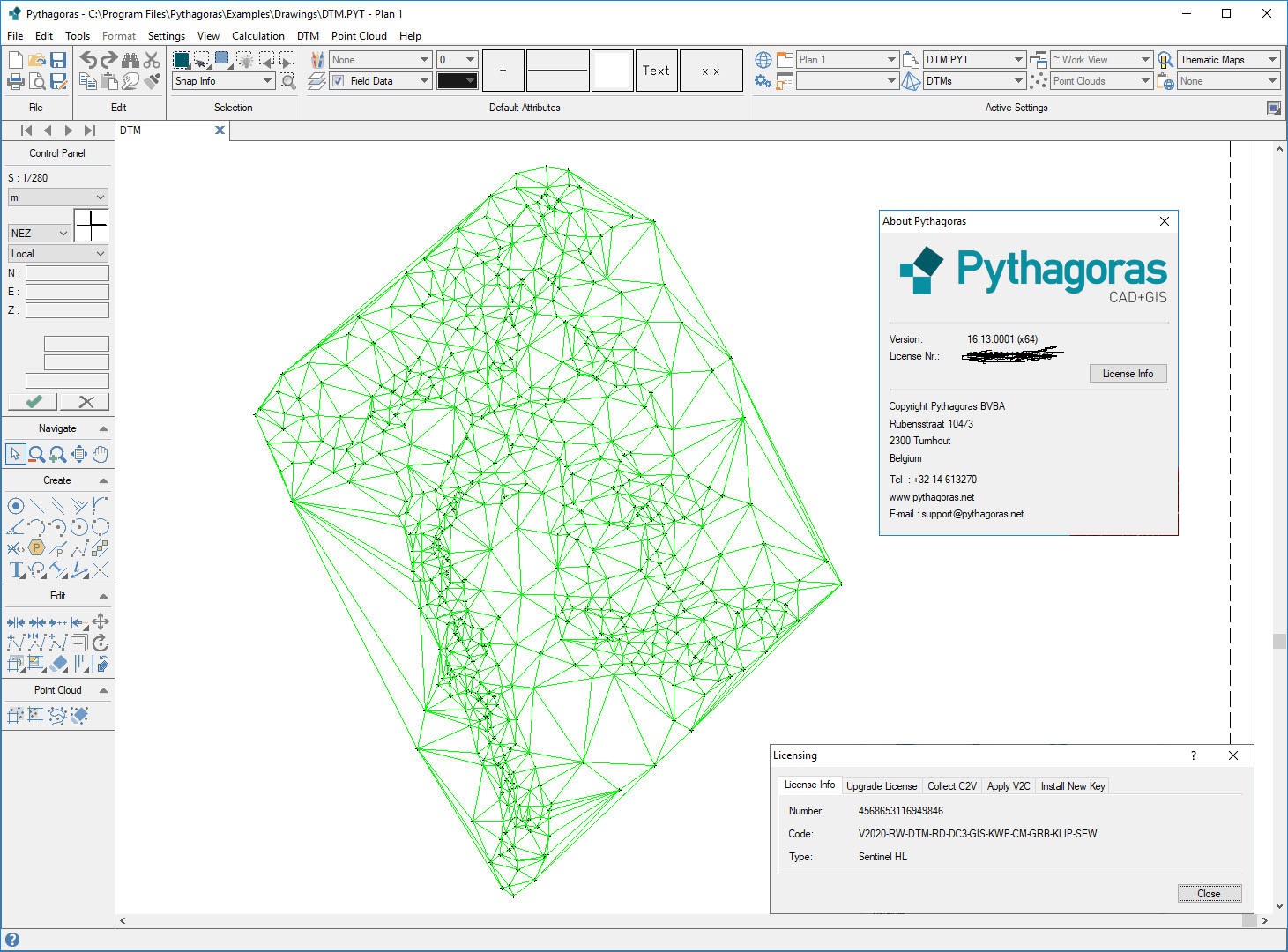 Working with Pythagoras CAD + GIS v16.13.0001 full
