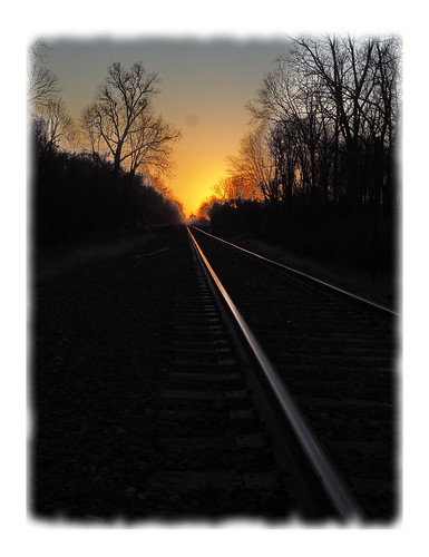 rail steel csx sunset track grand ledge