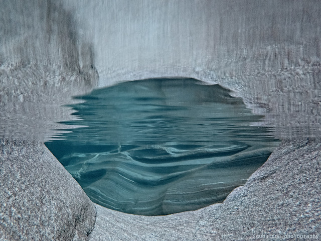 Water, rocks, reflection