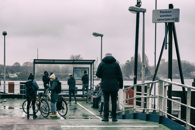 waiting for the ferry