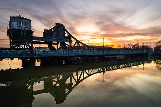 Corporation Bridge Sunset