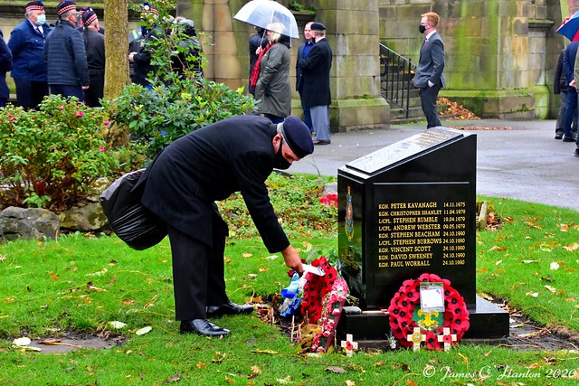 Liverpool Scottish Remembrance Day Service 8th Nov 2020