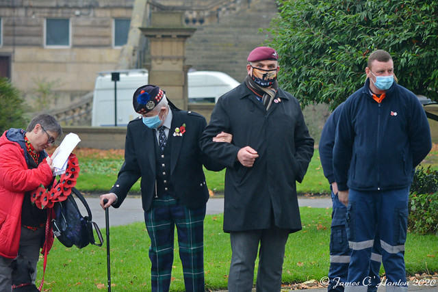 Liverpool Scottish Remembrance Day Service 8th Nov 2020