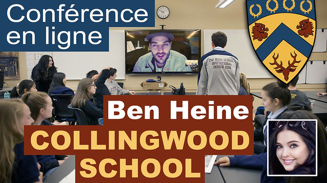 Video: Conférence en ligne entre Ben Heine et les élèves de Mahasti Mofazali, Collingwood School, Canada