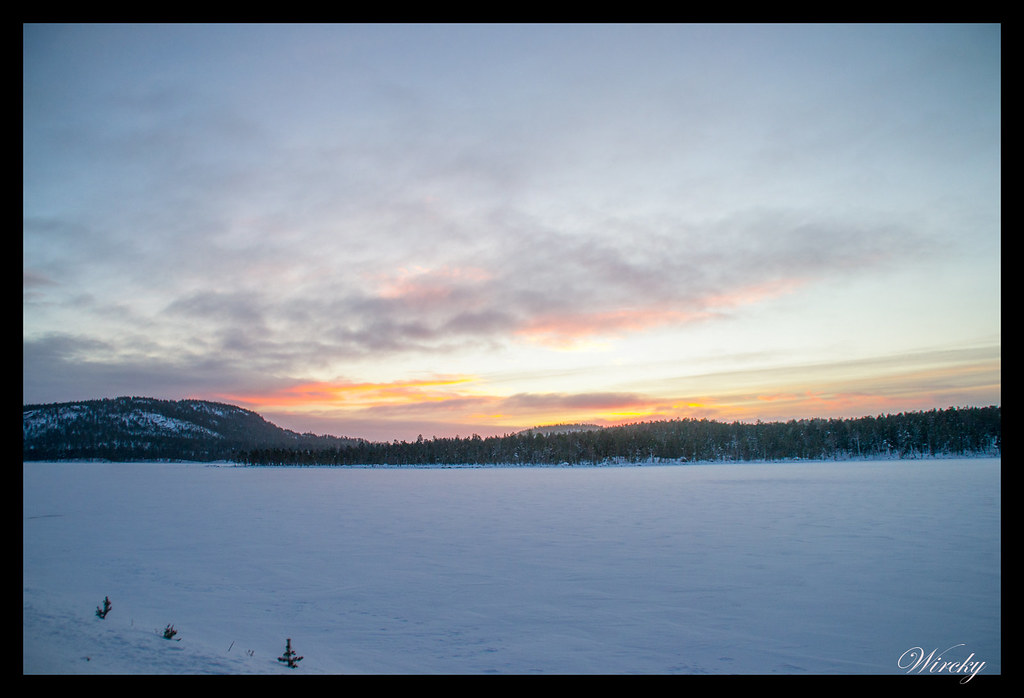 Los colores del cielo en Laponia