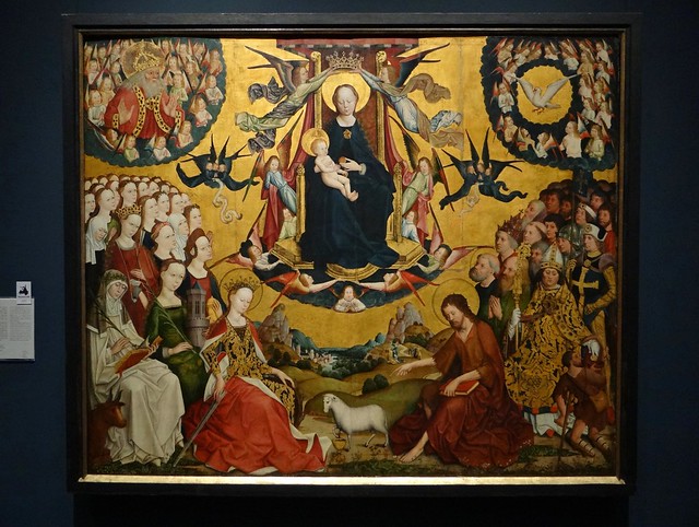 ca. 1470 - 'The Glorification of the Virgin' (Meister der Verherrlichung Mariae), Cologne, former Kirche St. Brigiden, Cologne, Wallraf-Richartz-Museum, Cologne, Germany