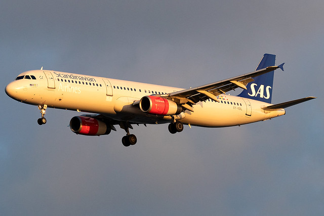 OY-KBL SAS Scandinavian Airlines System A321 Copenhagen Kastrup Airport