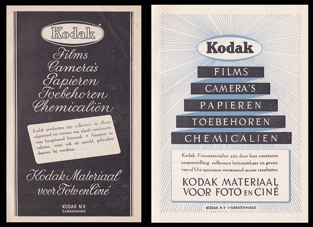 Kodak advertising 1949-1950