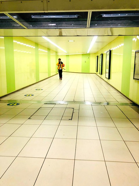 Rentrée du travail et trouver le métro bien vide..