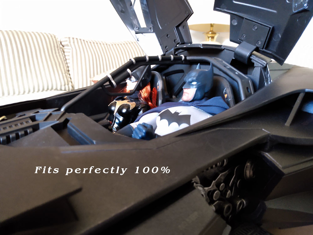 1:6 Jazz Inc BvS Batmobile. :Lets see how Batman fits. Picture heavy. 50584251323_c93fafcb5b_b
