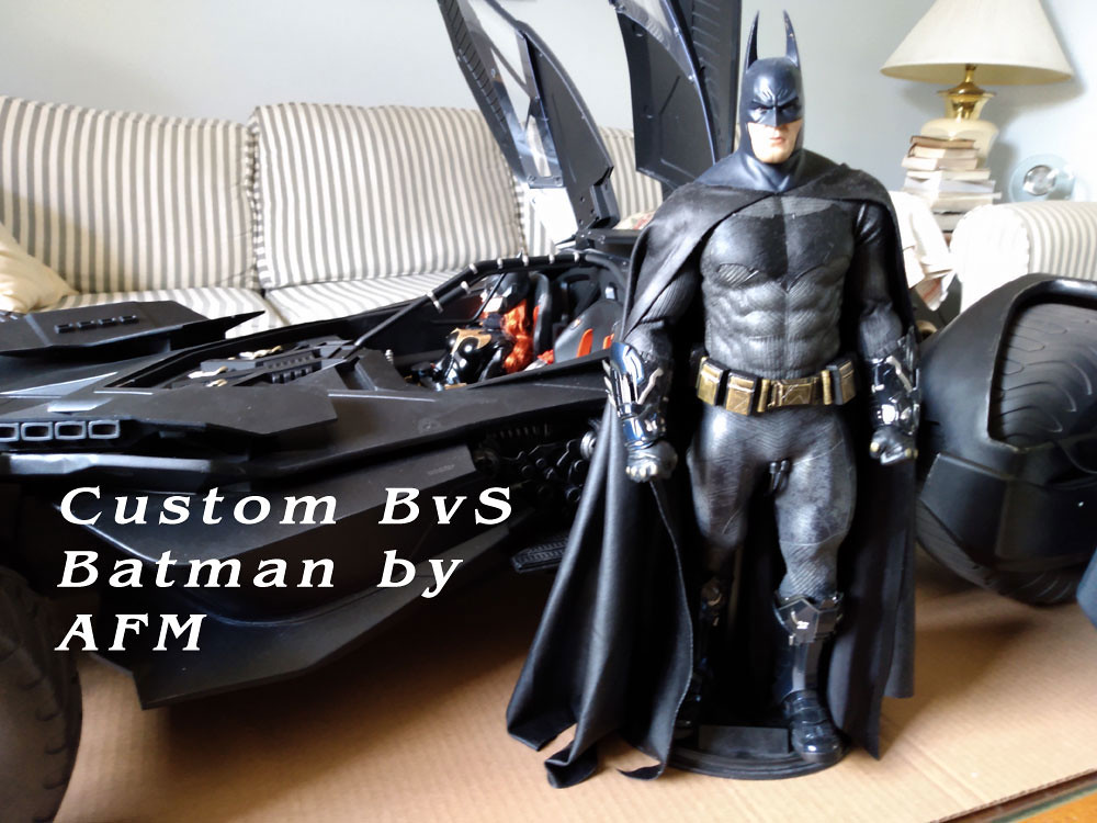 1:6 Jazz Inc BvS Batmobile. :Lets see how Batman fits. Picture heavy. 50584991116_6e9c457e7e_b