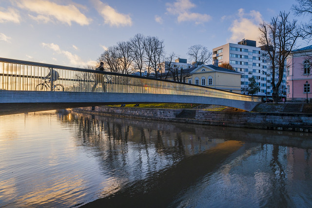 Library bridge, Turku