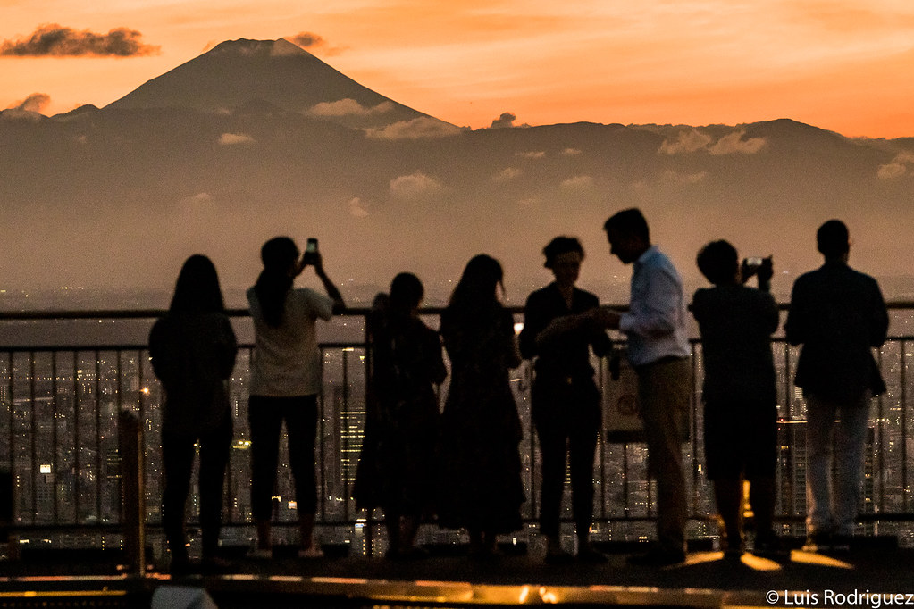 Desde Tokio tambi&eacute;n puede verse el monte Fuji (Imagen: Luis Rodr&iacute;guez / Japonismo.com)