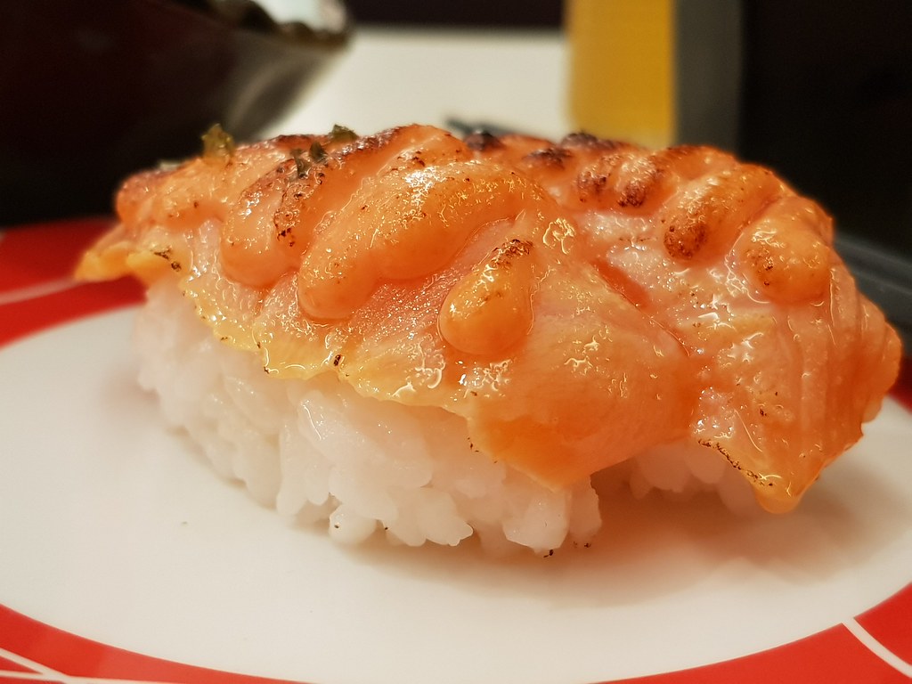 鮭めんたい寿司 Salmon Mentai Sushi rm$2.90  @ 寿司ひろ Sushi Hiro SS2