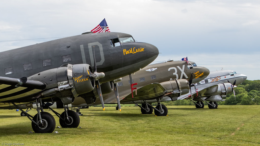 Three Douglas C-47s