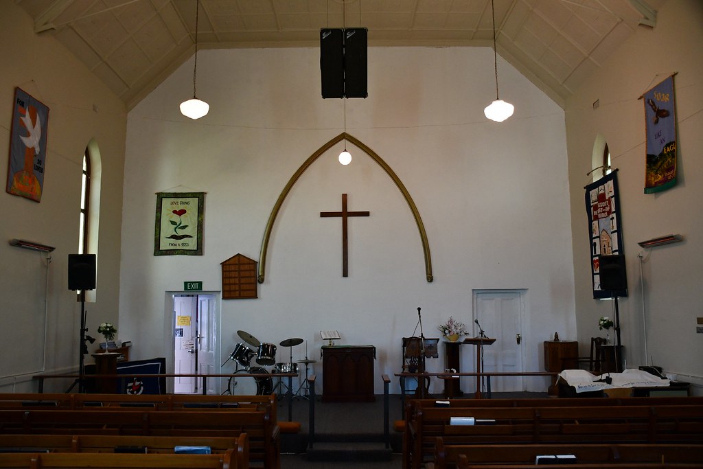 Kingscote interior of the Uniting Church built as Methodist in 1907, Kangaroo Island South Australia