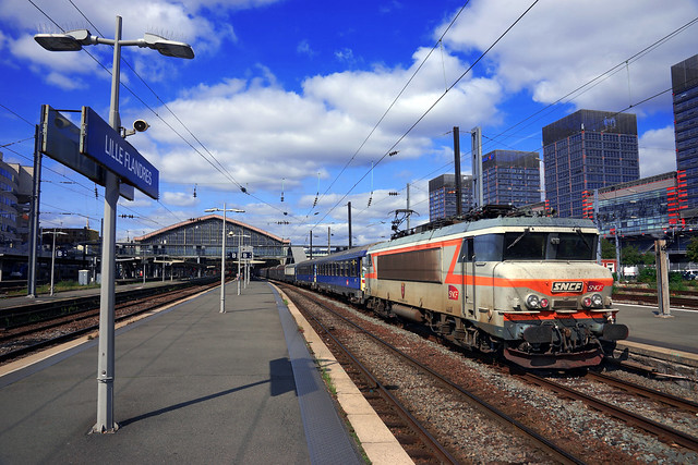 SNCF BB 22200 « 22318 » Trains Expo Evénements en gare de Lille Flandres (Coupe du Monde de Rugby France 2023)