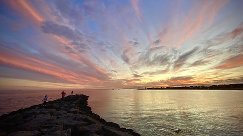 port phillip bay williamstown beach sunset australia victoria stones darren dgstones