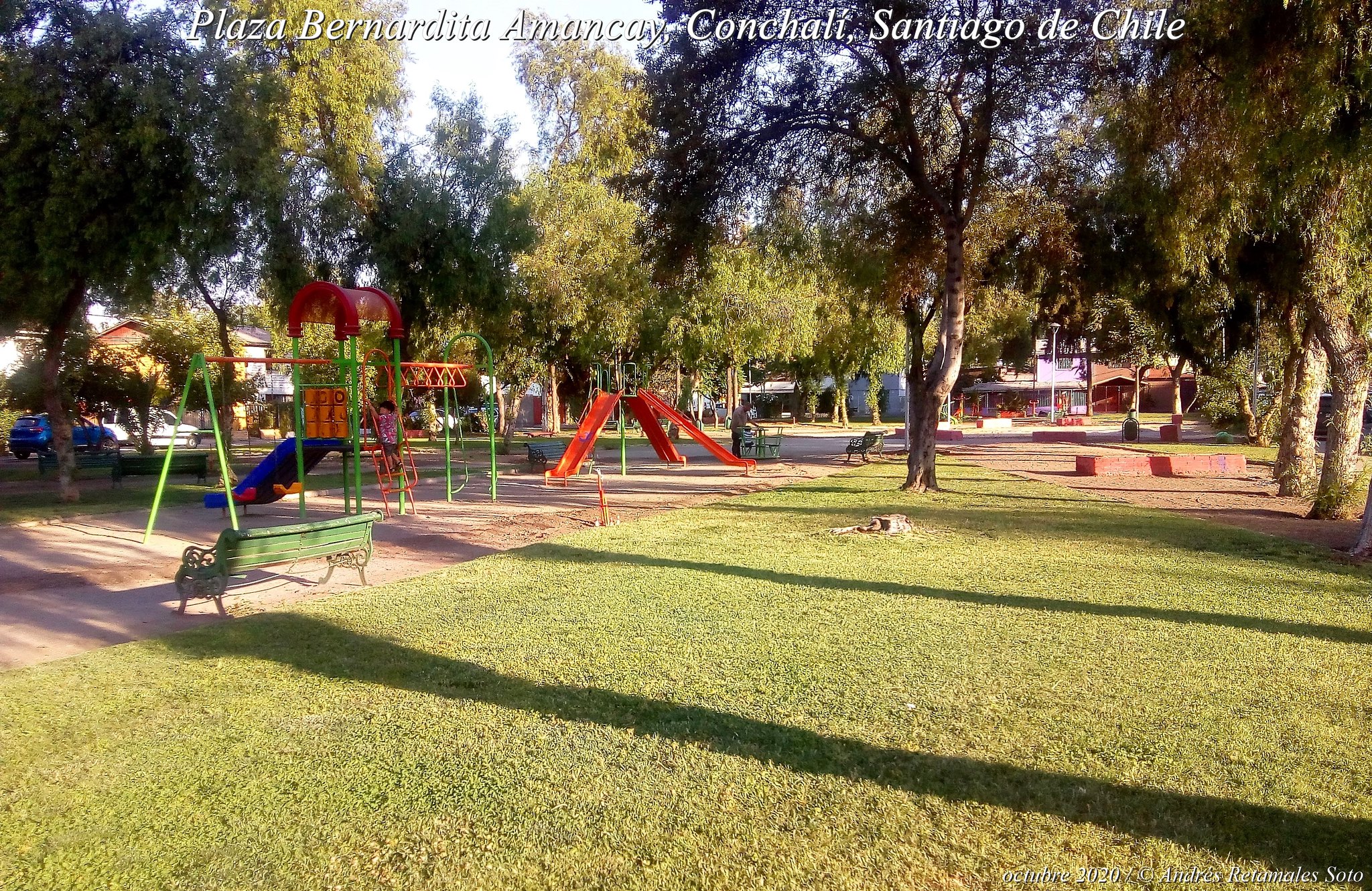 Plaza Bernardita Amancay, Conchalí, Santiago de Chile, noviembre 2020 ️🆑 - Andrés Retamales (@Abog_Retamales)