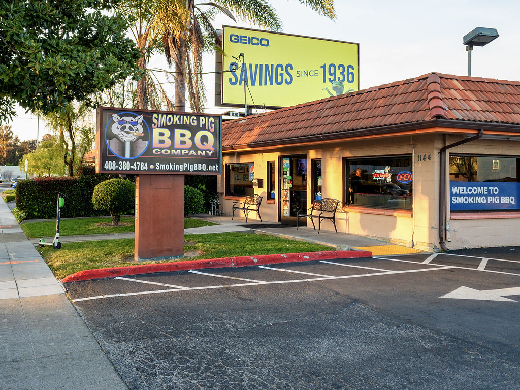 Smoking Pig BBQ Company - North Fourth Street - Hyde Park Neighborhood - San Jose - California