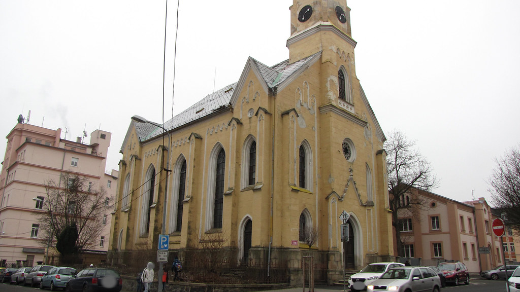 evangolický kostel Pokoje v Chebu