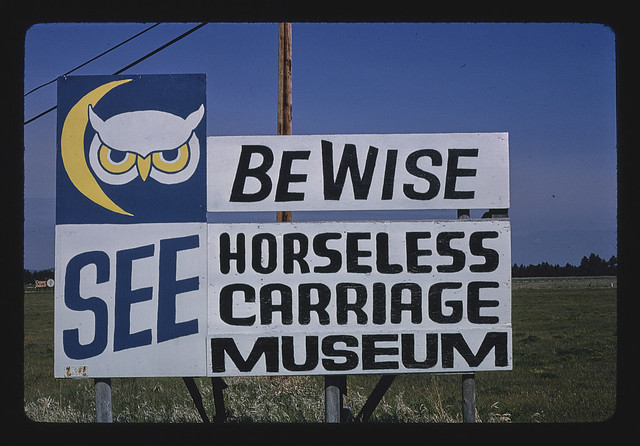 Horseless Carriage Museum billboard, Route 16, Rapid City, South Dakota (LOC)
