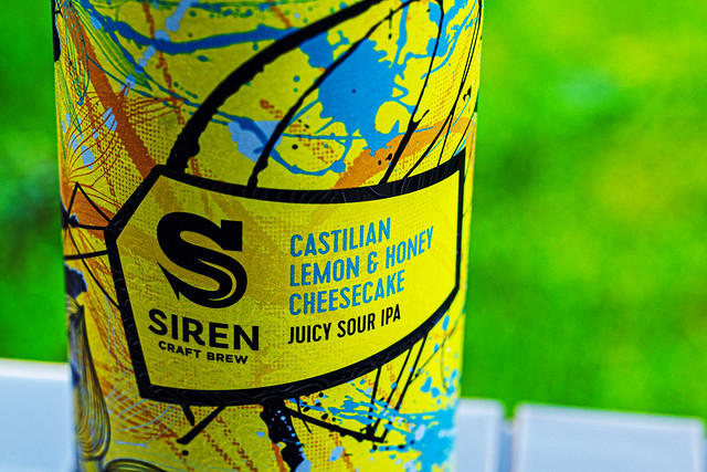 Close Up - UK Craft Beer - Siren's Castilian Lemon & Honey Cheese Cake Sour IPA ( 6.2%)  Panasonic DC-S1 & Sigma 70mm F2.8 Macro Prime) (1 of 1)