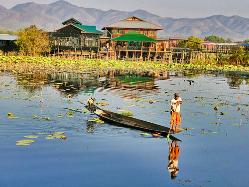 inle lakeview lake myanmar birmanie asia landscape