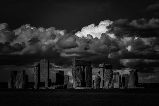 Stonehenge Stone and Cloud