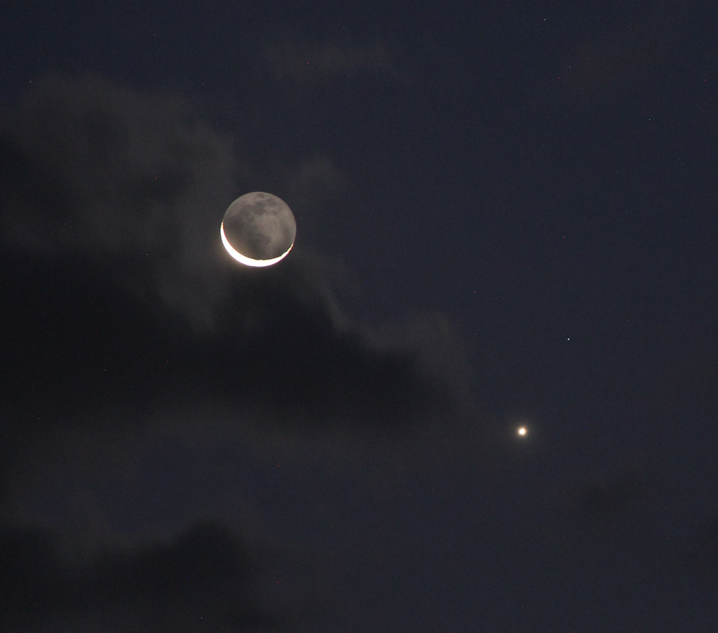 Moon-Venus conjunction on November 13, 2020