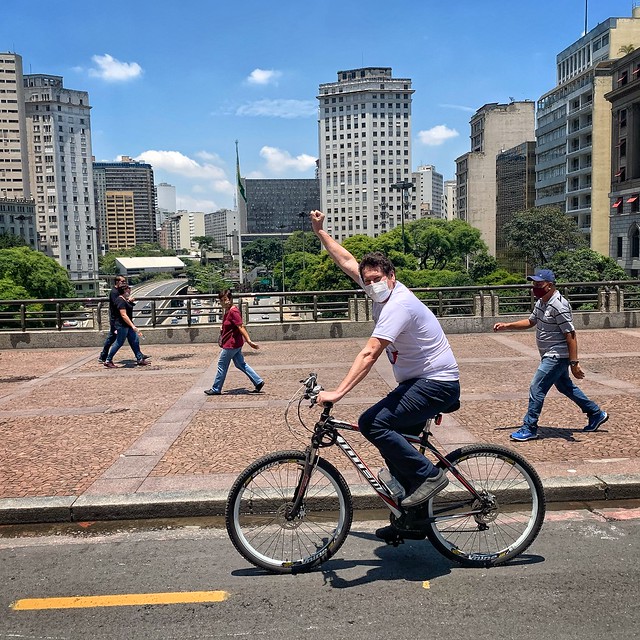 Bicicletada por São Paulo Foto Filipe Araújo