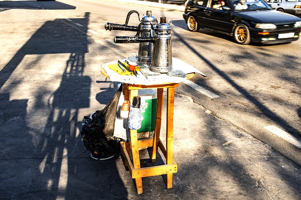Roadside coffee stand on 11-13-20--Sidon